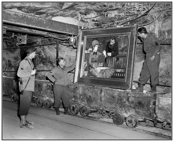 WW2 NAZI ART LOOT PLUNDER LOOTED STOLEN ARTWORK A painting by the French Impressionist Edouard Manet,